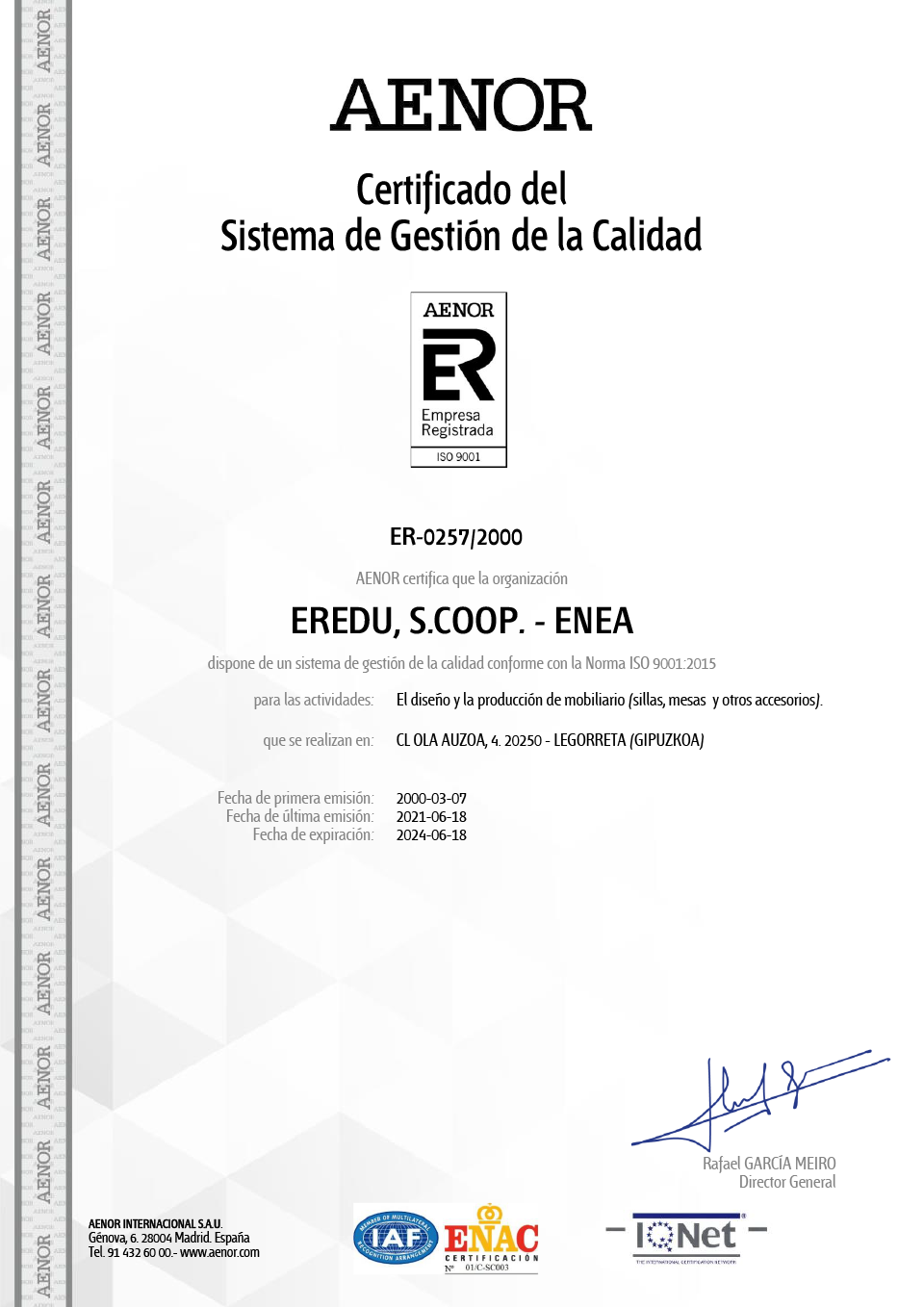 ISO9001 ENEA