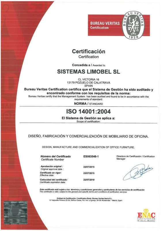 Limobel ISO14001