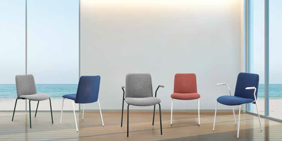Silla confidente KLC Tapizada Silla confidente KLC Tapizada